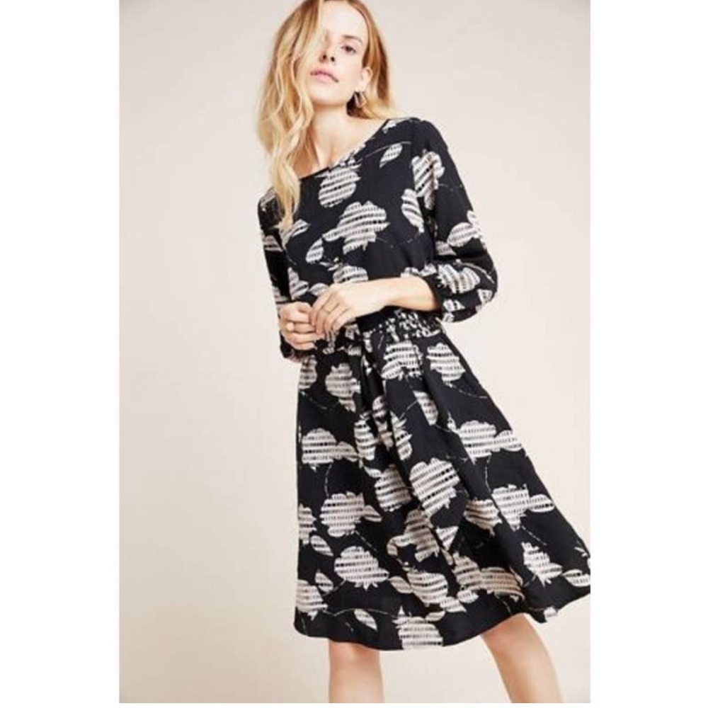 Anthropologie The Odells Eden Belted Dress XS